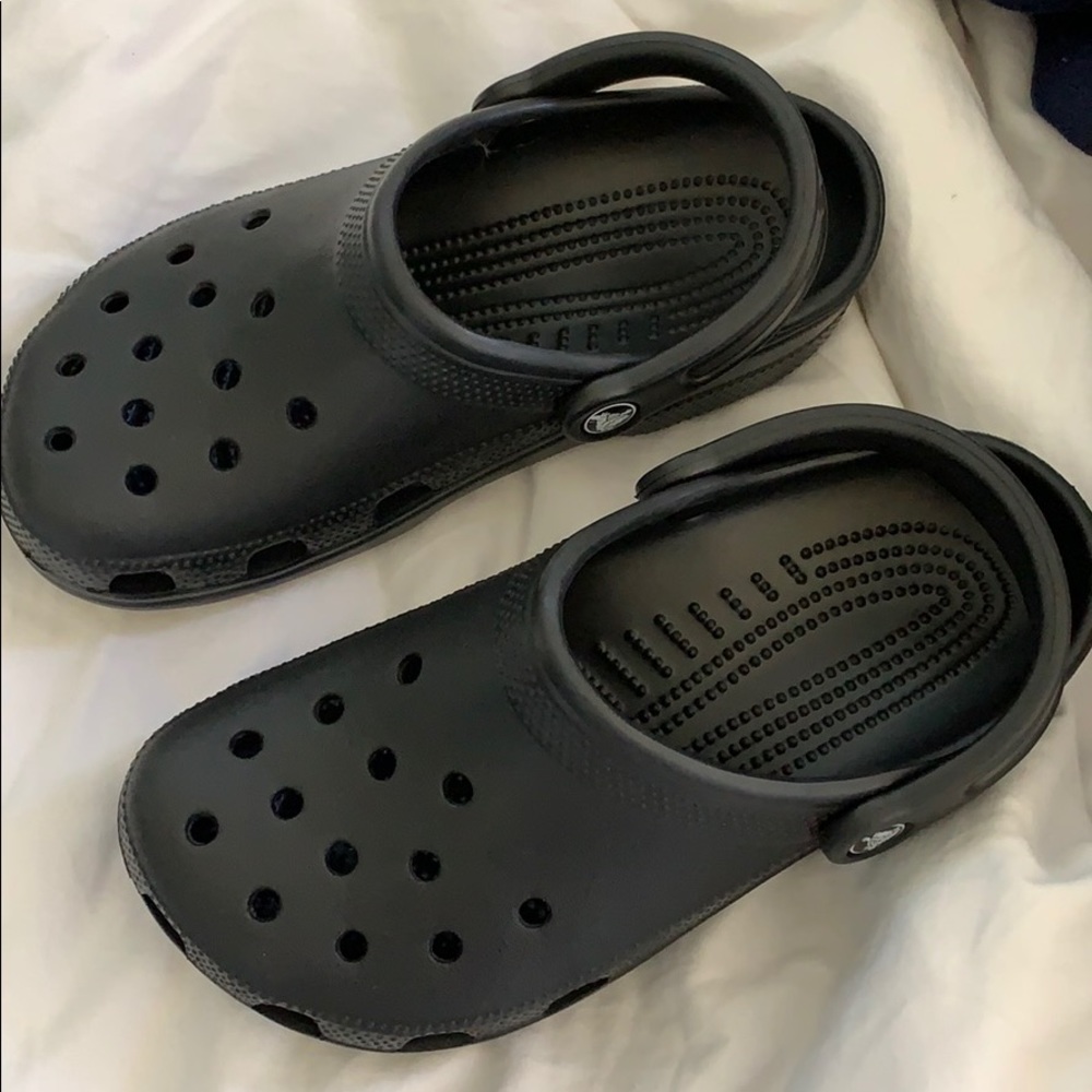 Brand new black crocs